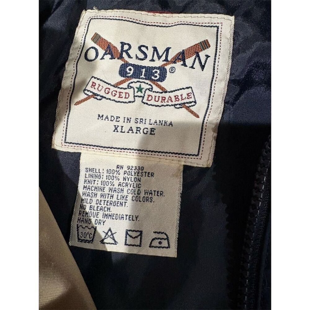 Oarsman 913 Men's XL Blue Windbreaker Jacket Torrey Pines Logo Casual - Picture 7 of 9